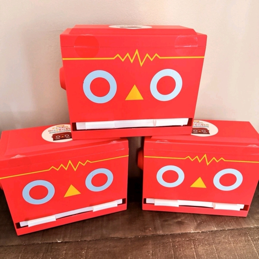SOLD!  NOT AVAILABLE!!Target Bullseye Robot Pencil Dispenser
